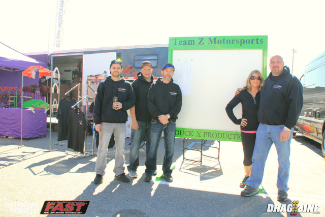 Team Z Motorsports is providing the leaderboard for the round sheets. This will be under close monitoring so please don't even think about taking the sheets for your own pits. There will be public shaming for transgressions. From left to right; Joe Digiovanni, Frank Yennie, Kevin Singer, and Sheri and Dave Zimmerman.