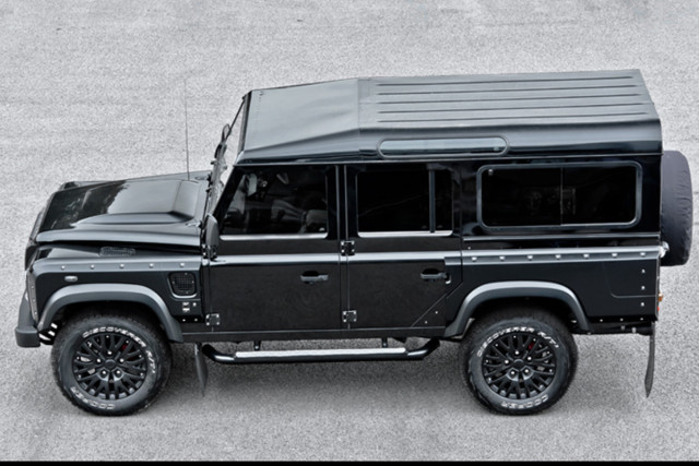 This side view shows Kahn Design's wide track arch kit.