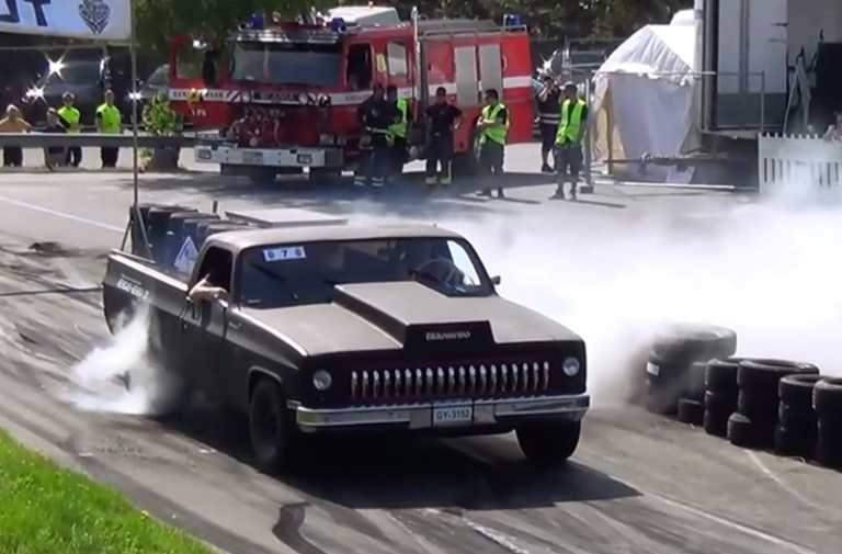 Video: Wicked Chevy Truck Brings A Whole New Meaning To Wide Body