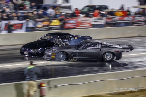 Video: Kyle Huettel and Dave Bowman Tangle In Nasty Lights Out Crash