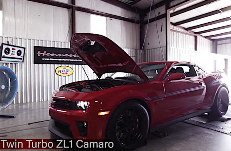 Video: HPE1200 Twin Turbo ZL1 Camaro On The Dyno