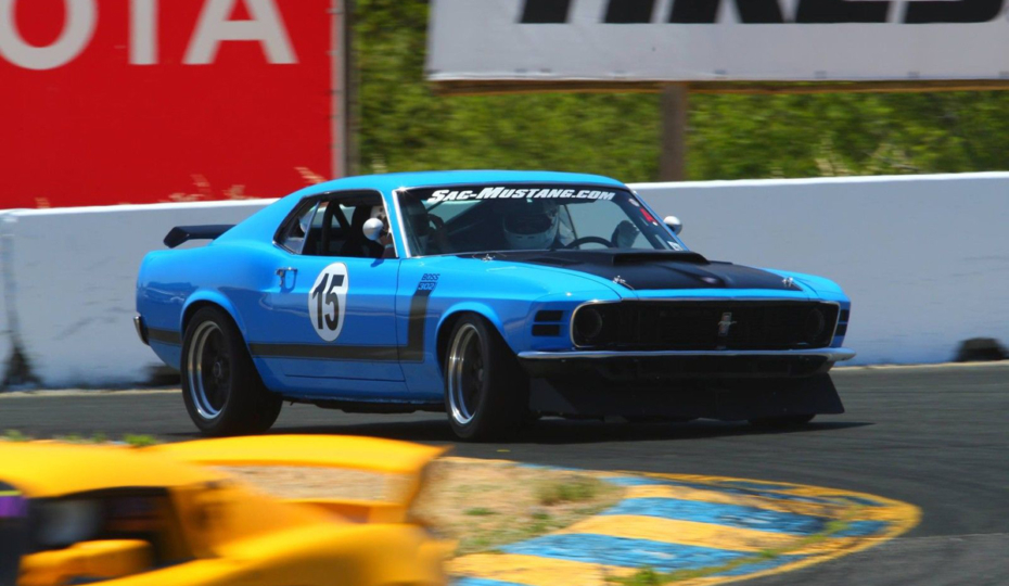 Grab A Piece Of History With This Road Racing Grabber Blue Mustang