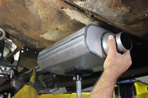 Achieving Tight Clearance For Installing Exhaust On Tiger's Eye