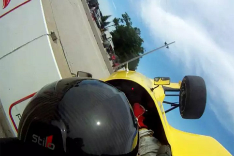 Video: POV Formula Car Crash Makes Us Thankful For Roll Hoops