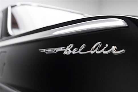 Video: A Blacked-Out Bel Air That Is Beastly Beneath