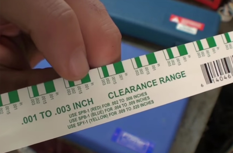Plastigage: The Poor Man's Micrometer