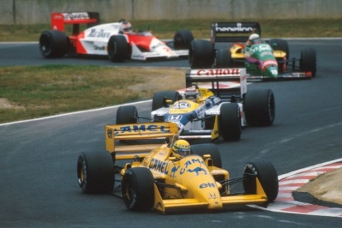 Video: Senna, Piquet and Prost Battle in Spain