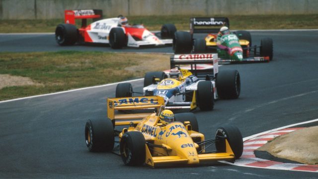 Video: Senna, Piquet and Prost Battle in Spain