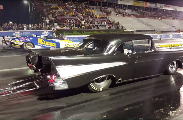 Video: Jeff Lutz And "Evil Twin" Grudge Racing In Australia