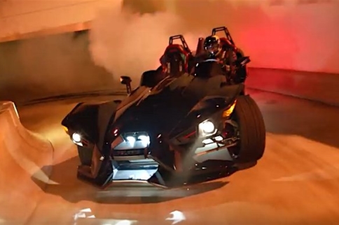 Video: Tanner Foust Tears Up Street In 400HP Turbo Polaris Slingshot