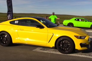 Video: Stock For Stock - Hellcat Challenger Vs. Shelby GT350