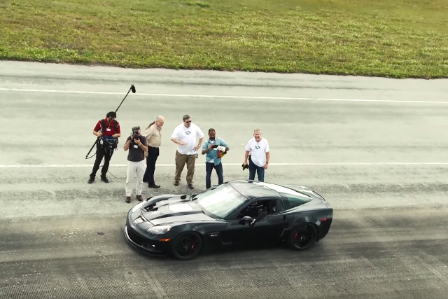 Video: Battery-Powered C6 Z06 Breaks Electric Vehicle Speed Record