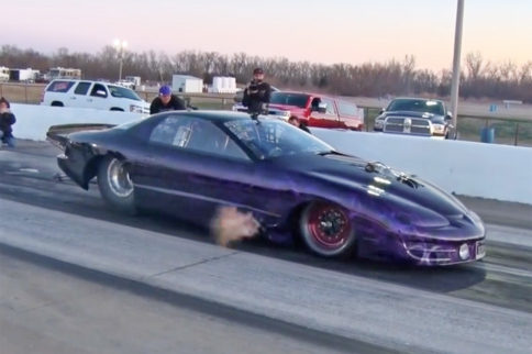 Video: Birdman's TT Firebird Dominates Bare Concrete No Prep Race