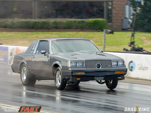 Longtime G-Body racer Dusty Bradford made the trip to Memphis from Trinity, AL. Bradford has his '87 Buick sitting at #9 with a 4.68 at 163 MPH. Dusty has been 4.20's so look for more from this clean hotrod!
