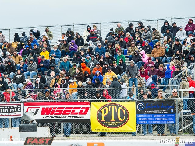 The fans here in Memphis braved some chilly temps in the 40's this morning, but came out in strong numbers to watch the action. Temps are rising now in the early afternoon and the stands are packed!