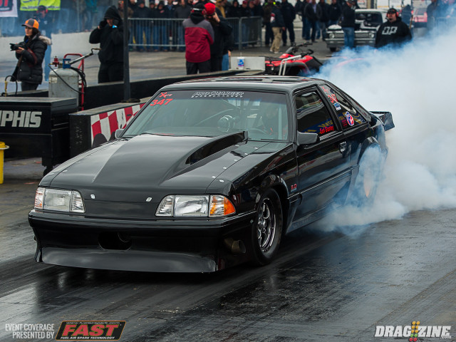 Earl Stanley made a great pass in his beautiful X275 Mustang to qualify in the #5 spot with a 4.52 and will face Kyle Bruce in round 1 of eliminations.