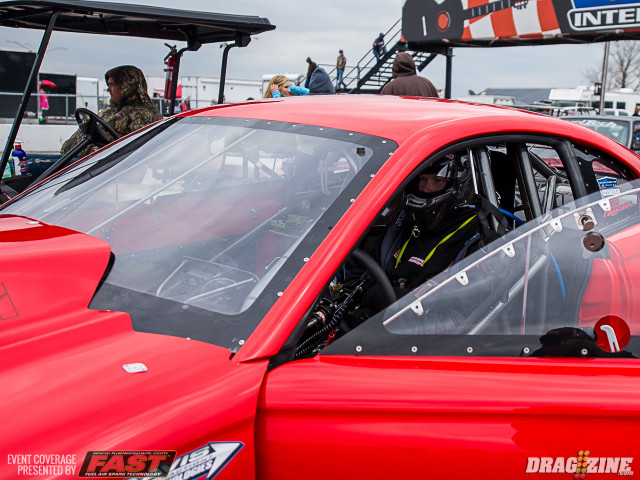 "THE" Kevin Mullins qualified solidly with a 4.08, but had a tie rod break, likely ending his weekend. However, the team is searching for parts and may make the round 1 call, where he would face the Malibu of Mark Micke.