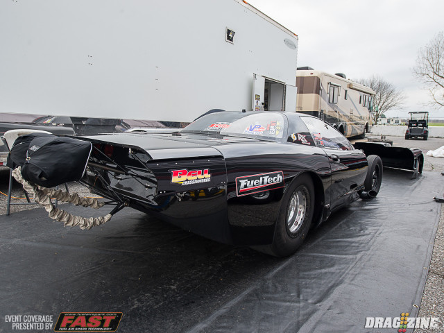 Keith Berry's day ended early at the hands of Tim Slavens. Slavens pulled out his quickest ET of the weekend, a solid 4.04 to take out Berry's 4.12.