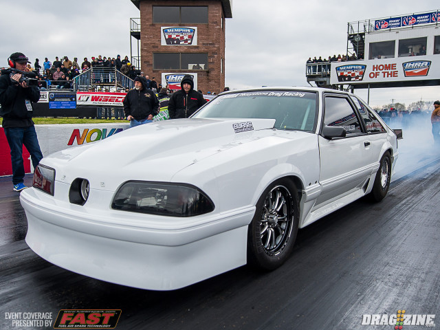 Alan Felts debuted his new X275 car this weekend and ended with a strong semi-final showing. Felts is running a Jeff Burns-built turbo small block Ford that is tuned by Jessie Coulter of Jessie's Garage. The team also gets help and tuning advice from Southern Speed Racing, which helped them get up to speed quickly in the ultra-competitive class.