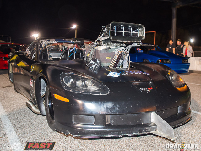 While there were certainly several world-class RvsW car remaining when the call was made to stop the race, the buzz in the pits was all about Kyle Huettel in the BAD9ER 'Vette. Whether or not Huettel would have taken the winner's purse back to Texas will remain unknown, but he was definitely the odds-on favorite.