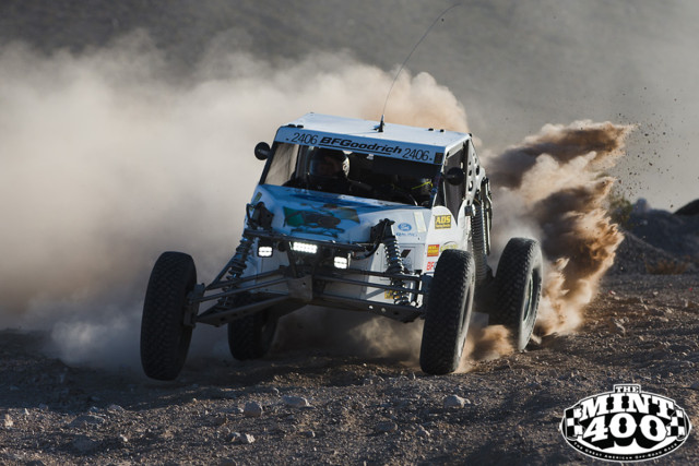 Nick Carolan and his trick off-road vehicle also took first place in both their category and overall in this year's Mint 400.
