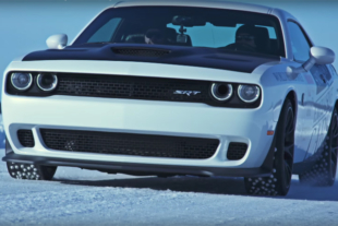 Video: All-Factory Hellcat Challenger Sets Speed Record On Ice