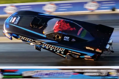 Video: Aussie John Cannuli's Wild Alky Funny Car Wheelstand