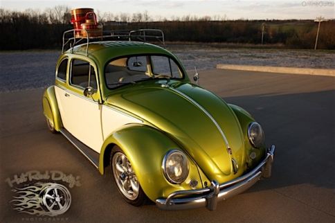 Video: Go Green With Key Largo, A Slammed 1956 Beetle