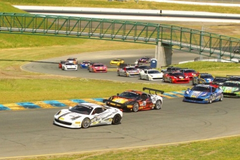 Video: Chasing the Rain Line in a Ferrari Challenge