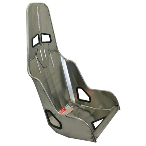 Metal fabricated seats are often used in sprint car, oval, and dirt track racers. While the design is minimal on many of them, they allow for the padding to be customized to the driver and their expense (and weight) is fairly minimal.