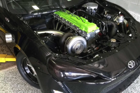 Video: This 8-Second Toyota 86 Is Powered By A Land Cruiser Engine