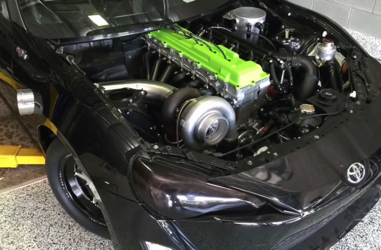 Video: This 8-Second Toyota 86 Is Powered By A Land Cruiser Engine
