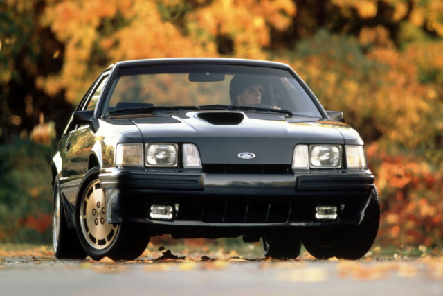 The SVO name might not have had the gravitas of the GT, but there was no denying that during its production run, it outperformed the V8 variant both in handling and straight line performance. Image: Ford