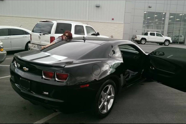 Janelle says she instantly fell in love with her Camaro when she first saw. 