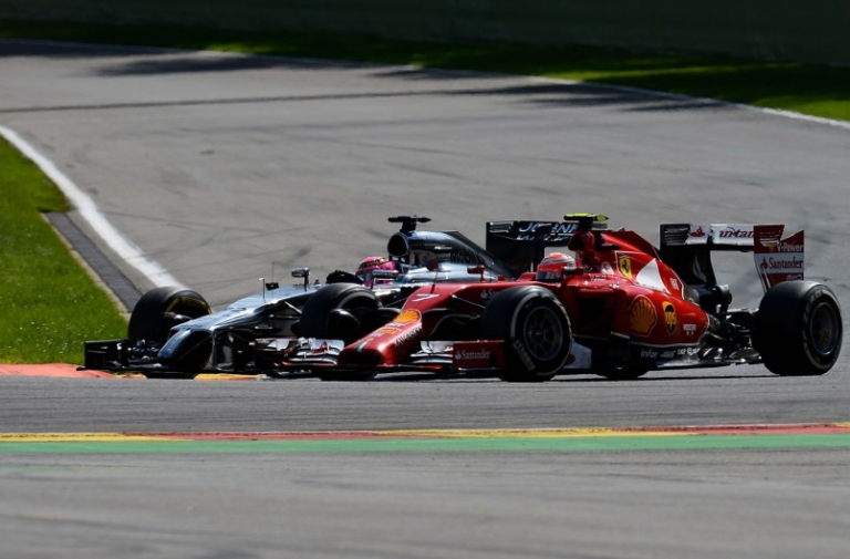 Video: Button and Raikkonen Battle in Brazil