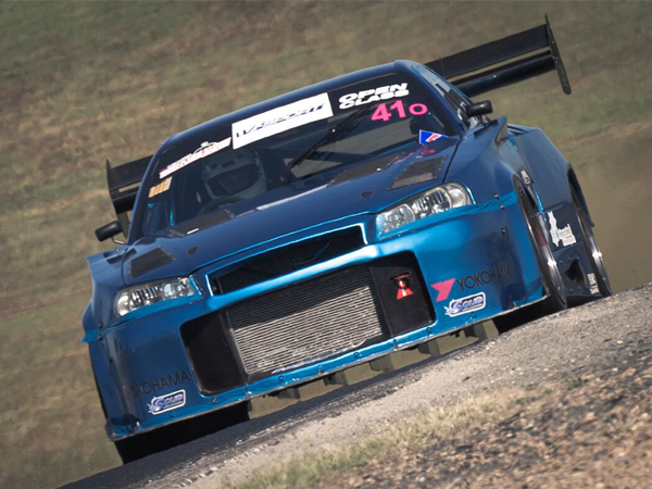 Video: Big Power, Big Grip R34 GT-R Time Attacker
