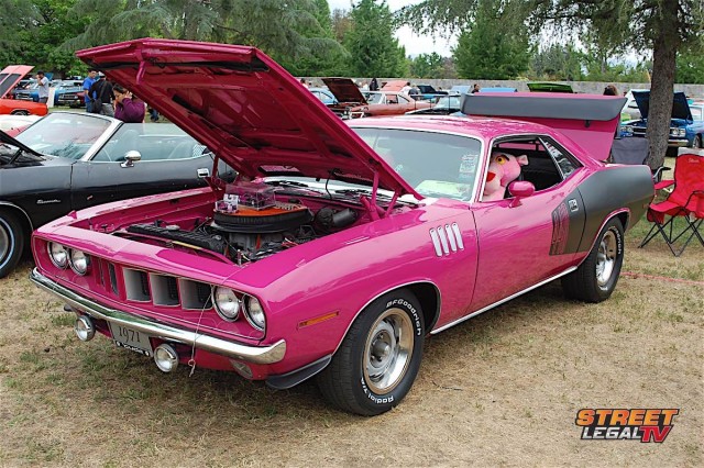 1971 Panther Pink Plymouth 'cuda.