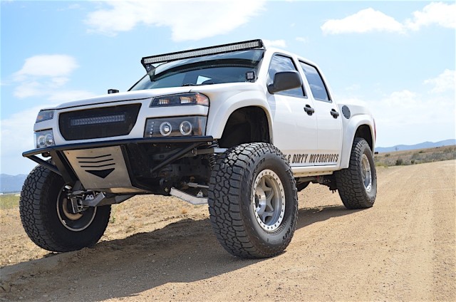 The new suspension handled the dirt like it was supposed to.