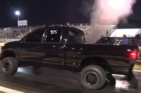 Video: Cummins Diesel Dashes Down Dragstrip In 9-Seconds