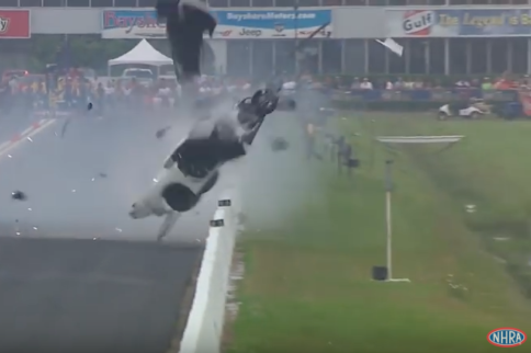 Video: Sidnei Frigo Wipes Out Hard In Pro Mod C7 Corvette