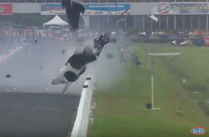 Video: Sidnei Frigo Wipes Out Hard In Pro Mod C7 Corvette