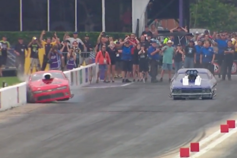 Rickie Smith Crashes Hard In Pro Mod Final At Houston