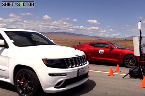 Video: 2016 Camaro SS Matches Up Against Jeep SRT8