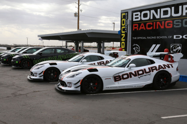 The Bondurant fleet includes 32 Viper TA models as well as a number of Viper ACRs, pictured here.