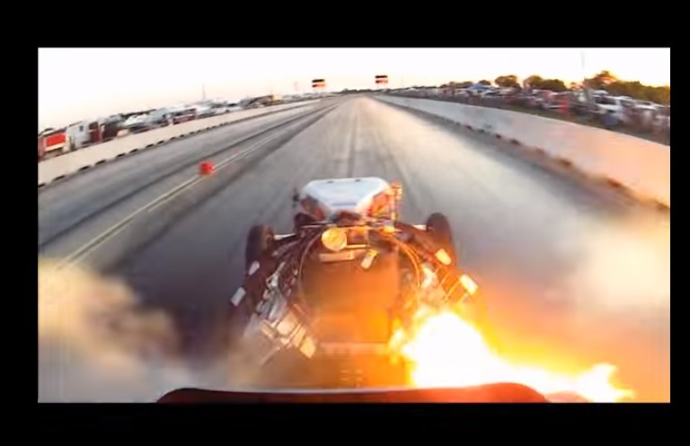 Video: Bobby Marriott And Doyle Smith Collide In Their Fuel Altereds