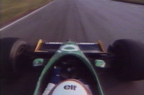 Video: Jackie Stewart Tests the 1,000-HP Benetton F1!