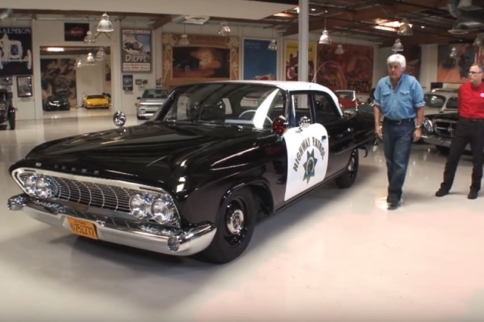 Video: Leno Plays Officer In 1961 Dodge Polara Police Car