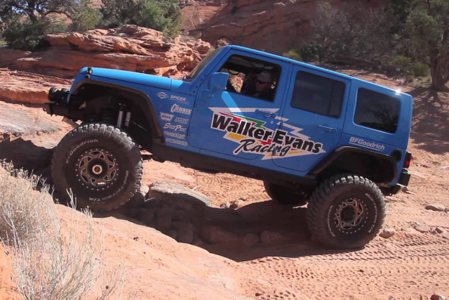 Walker Evans may not race anymore, but he has picked up rockcrawling.
