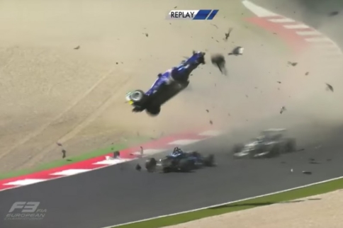 Video: Terrifying F3 Crash Leaves Driver with Broken Vertebrae