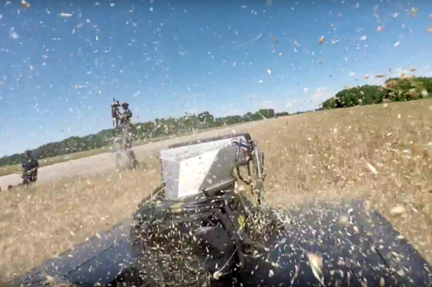 Video: Screw-Blown Impala Mows Down A Wheat Field At Cash Days!